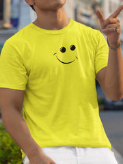 Men's New Yellow Smiley T-Shirt