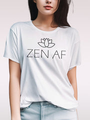 Women's Yoga Supima T-shirt - ZEN AF