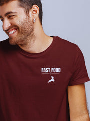 Men's Supima Funny T-shirt - Fast Food