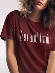 Women's Yoga Supima T-shirt - Zen And Tonic