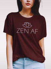 Women's Yoga Supima Tee - ZEN AF