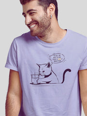 Men's Funny Cat Supima Cotton T-shirt