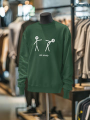 Men's Funny Oversized Sweatshirt - Oh Snap