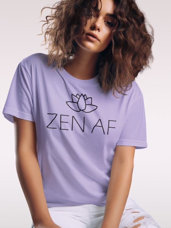 Women's Yoga Supima T-shirt - ZEN AF