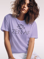 Women's Yoga Supima T-shirt - ZEN AF