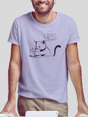 Men's Funny Cat Supima Cotton T-shirt