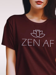 Women's Yoga Supima Tee - ZEN AF