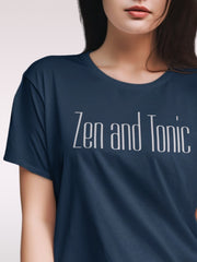 Women's Yoga Supima T-shirt - Zen And Tonic