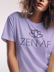 Women's Yoga Supima T-shirt - ZEN AF