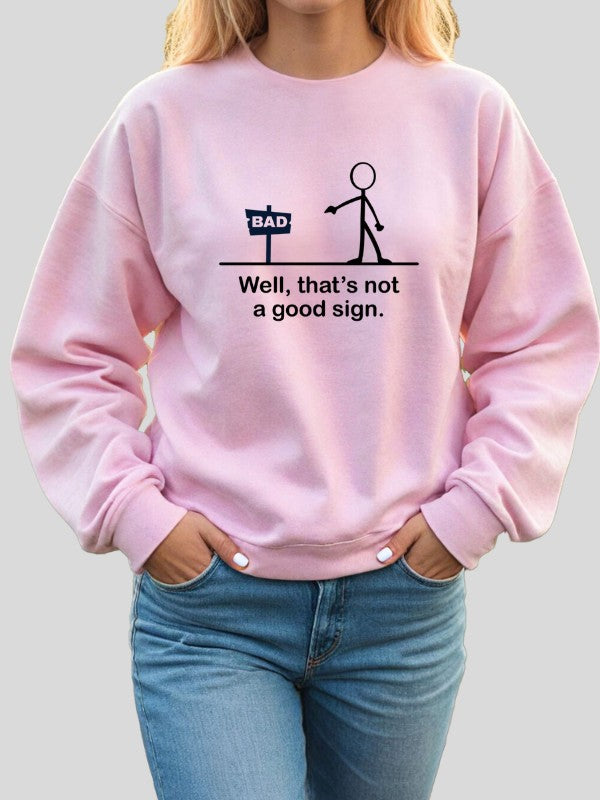 Women's Funny Oversized Sweatshirt