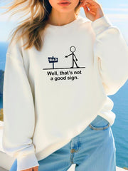 Women's Funny Oversized Sweatshirt