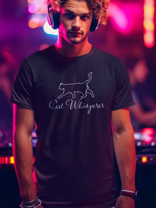 Men's Supima Cotton T-shirt - Cat Whisperer