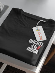 Women's Black Bike Rider T-Shirt