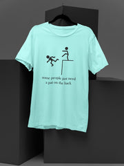 Women's Mint Color Humor T-Shirt