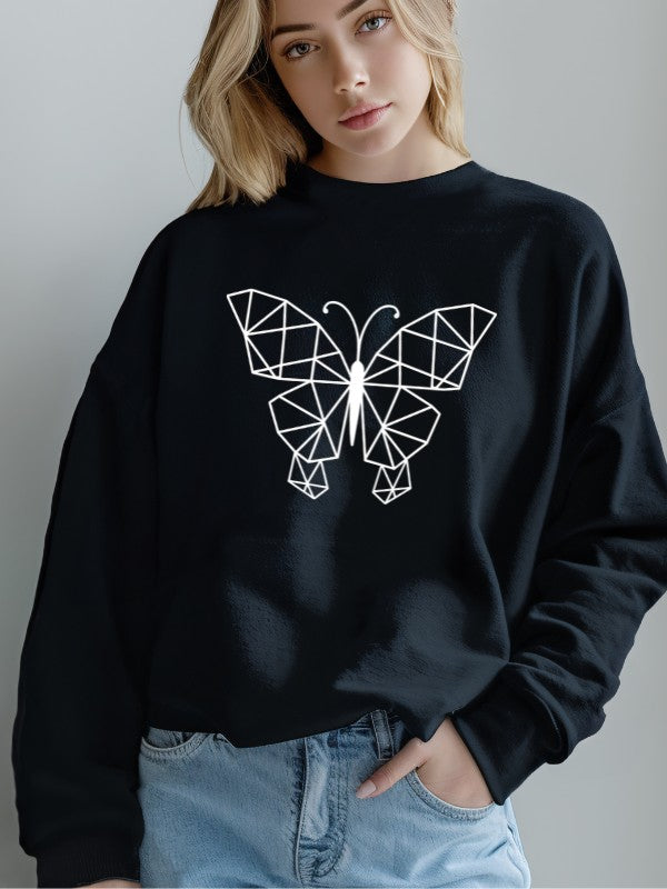 Women's Butterfly Oversized Sweatshirt