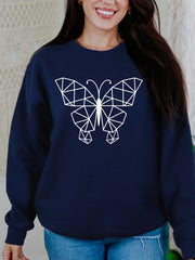 Women's Butterfly Oversized Sweatshirt