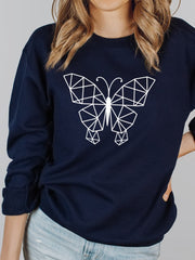 Women's Butterfly Oversized Sweatshirt