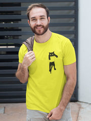 Men's T-Shirt - Cat On The pocket