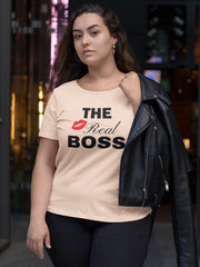 Women's Funny T Shirt - The Real Boss