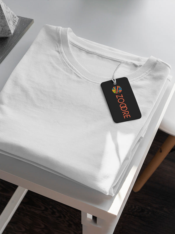 Women's White Color Plain T-Shirt